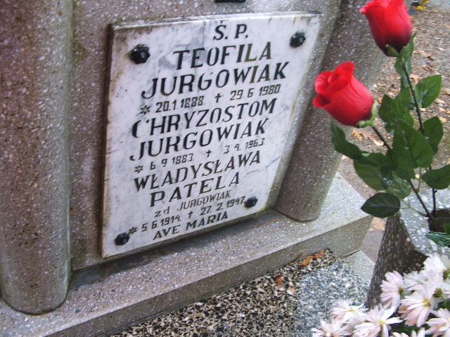 Teofila Jurgowiak 1888 Międzychód - Grobonet - Wyszukiwarka osób pochowanych