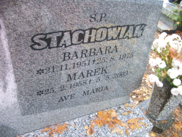 Barbara Stachowiak 1951 Międzychód - Grobonet - Wyszukiwarka osób pochowanych