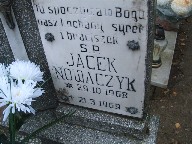 Jacek Nowaczyk 1968 Międzychód - Grobonet - Wyszukiwarka osób pochowanych