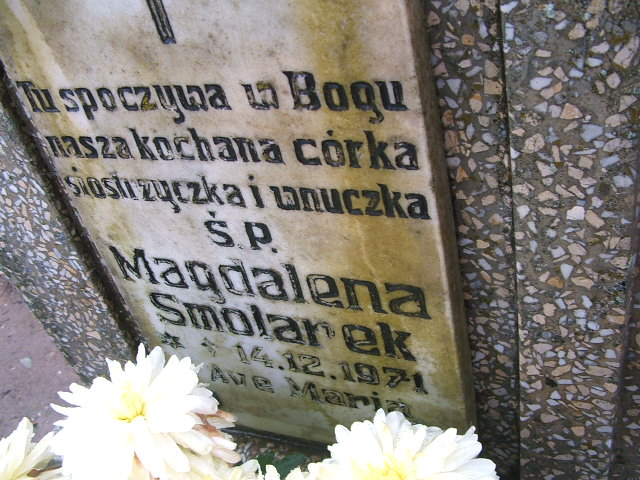 Magdalena Smolarek 1971 Międzychód - Grobonet - Wyszukiwarka osób pochowanych