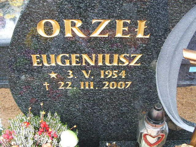 Eugeniusz Orzeł 1954 Międzychód - Grobonet - Wyszukiwarka osób pochowanych