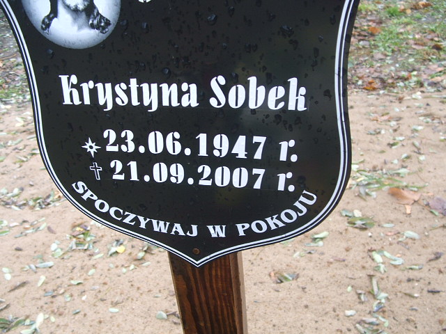 Krystyna Sobek 1947 Międzychód - Grobonet - Wyszukiwarka osób pochowanych