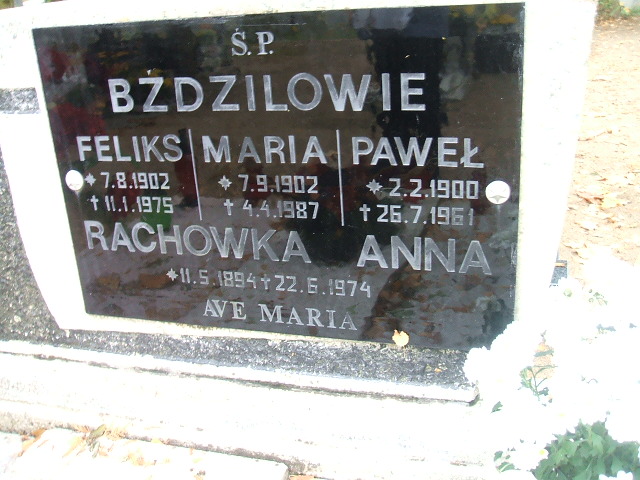 Maria Bździl 1902 Międzychód - Grobonet - Wyszukiwarka osób pochowanych