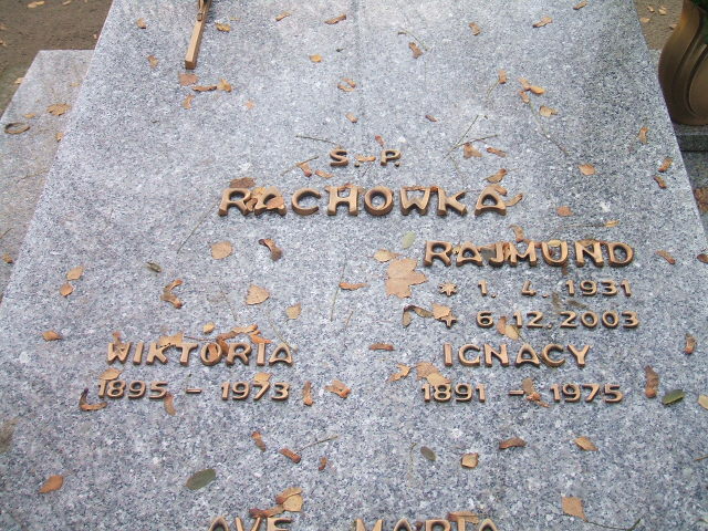 Rajmund Rachowka 1931 Międzychód - Grobonet - Wyszukiwarka osób pochowanych