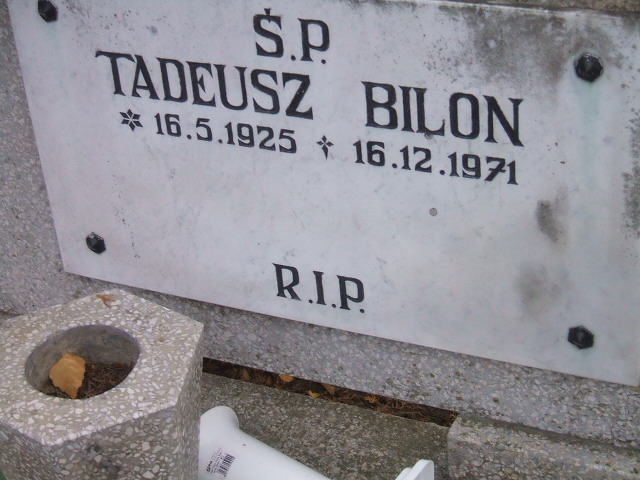 Tadeusz Bilon 1925 Międzychód - Grobonet - Wyszukiwarka osób pochowanych