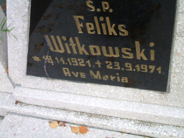 Leszek WITKOWSKI 1960 Międzychód - Grobonet - Wyszukiwarka osób pochowanych