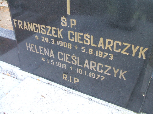 Helena Cieślarczyk 1918 Międzychód - Grobonet - Wyszukiwarka osób pochowanych