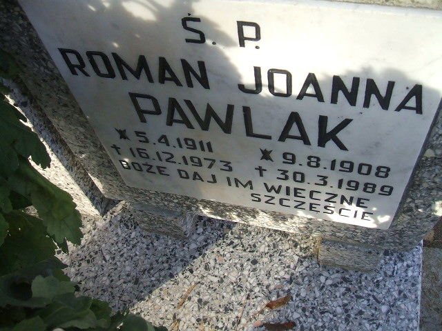 Roman Pawlak 1911 Międzychód - Grobonet - Wyszukiwarka osób pochowanych