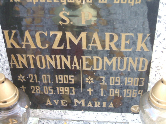 Edmund Kaczmarek 1903 Międzychód - Grobonet - Wyszukiwarka osób pochowanych