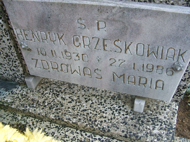 Sławomir GRZEŚKOWIAK 1964 Międzychód - Grobonet - Wyszukiwarka osób pochowanych