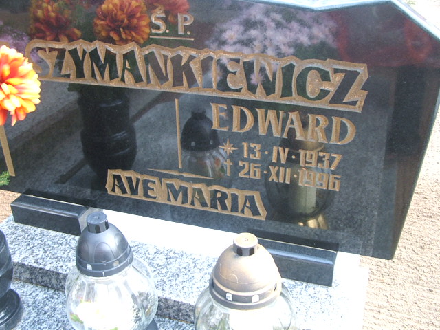 Edward Szymankiewicz 1937 Międzychód - Grobonet - Wyszukiwarka osób pochowanych
