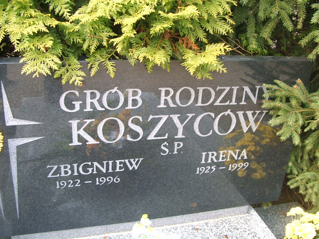 Zbigniew Koszyca 1922 Międzychód - Grobonet - Wyszukiwarka osób pochowanych