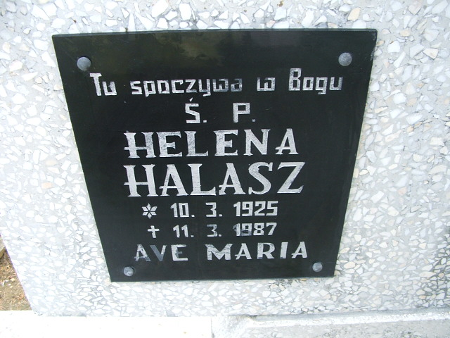 Helena Halesz 1925 Międzychód - Grobonet - Wyszukiwarka osób pochowanych