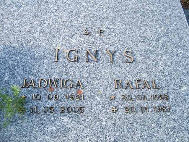 Rafał Ignyś 1968 Międzychód - Grobonet - Wyszukiwarka osób pochowanych