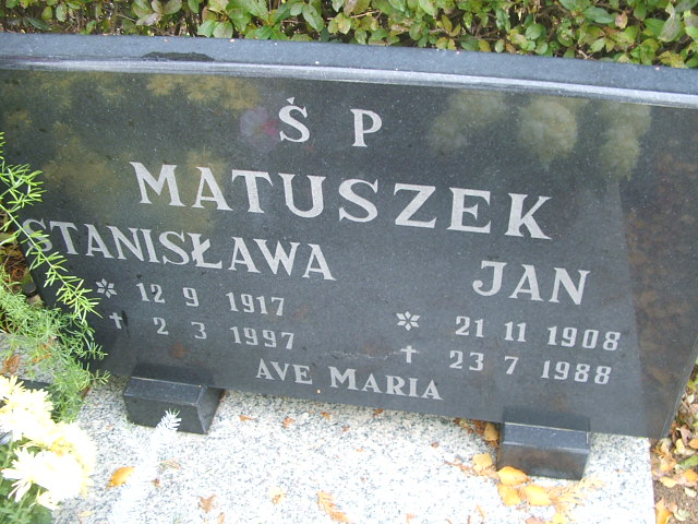 Jan Matuszek 1908 Międzychód - Grobonet - Wyszukiwarka osób pochowanych