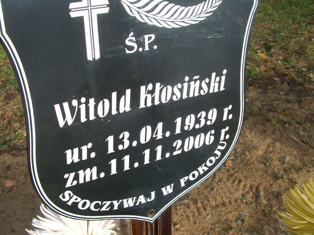 Witold Kłosiński 1939 Międzychód - Grobonet - Wyszukiwarka osób pochowanych
