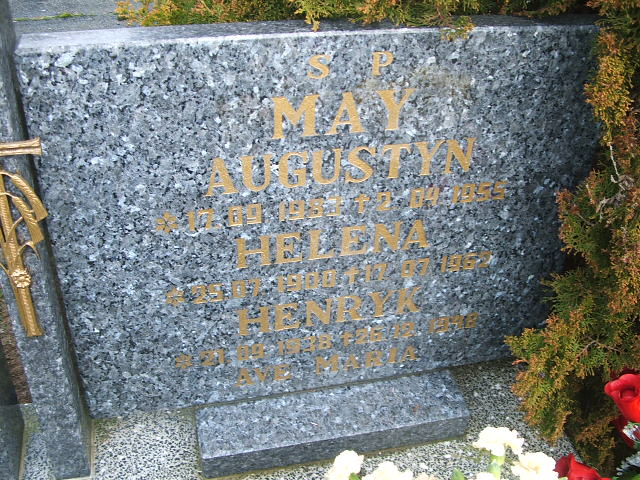 Henryk May 1938 Międzychód - Grobonet - Wyszukiwarka osób pochowanych