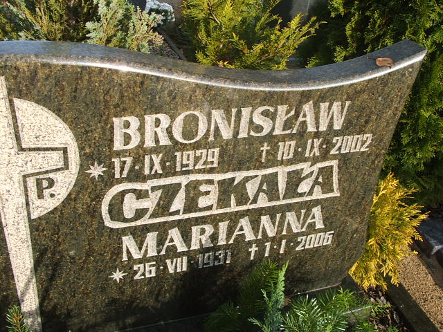 Bronisław Czekała 1929 Międzychód - Grobonet - Wyszukiwarka osób pochowanych