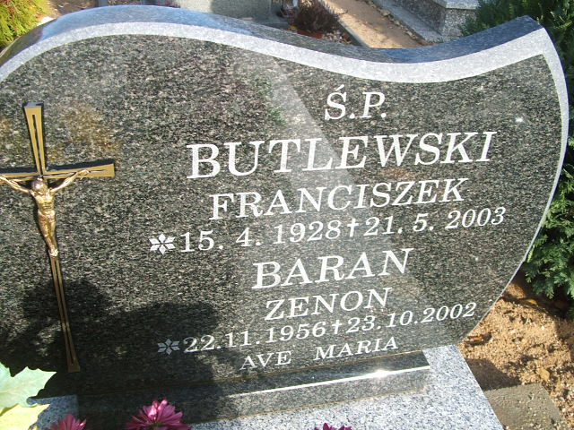 Franciszek Butlewski 1928 Międzychód - Grobonet - Wyszukiwarka osób pochowanych