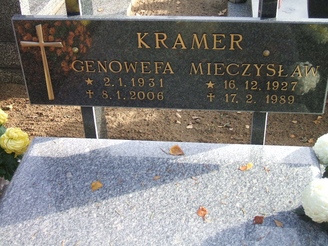 Genowefa Kramer 1931 Międzychód - Grobonet - Wyszukiwarka osób pochowanych