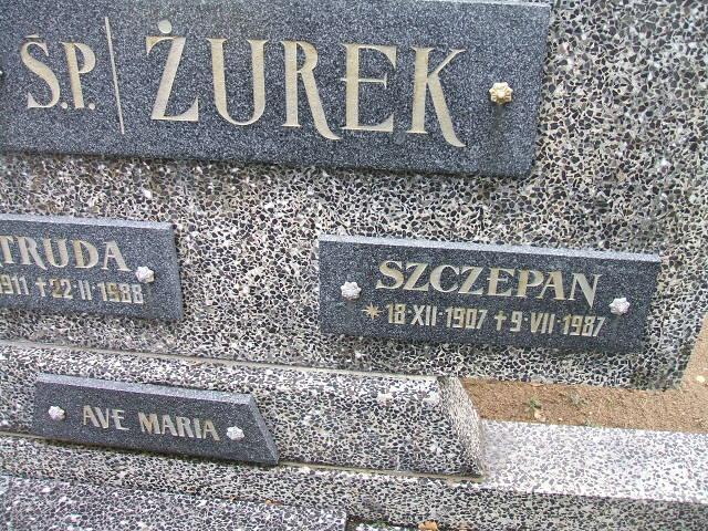 Jan Żurek 1952 Międzychód - Grobonet - Wyszukiwarka osób pochowanych