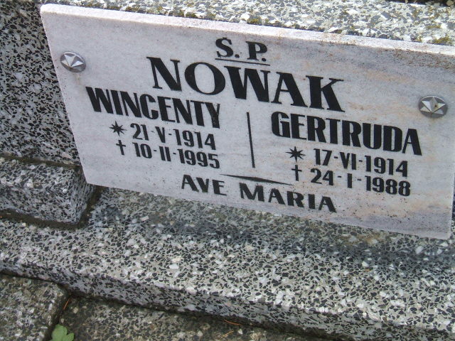 Wincenty Nowak 1914 Międzychód - Grobonet - Wyszukiwarka osób pochowanych