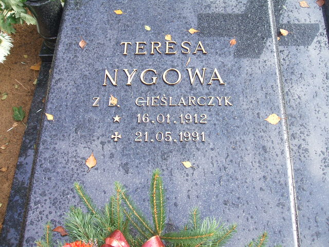 Teresa Nyga 1912 Międzychód - Grobonet - Wyszukiwarka osób pochowanych