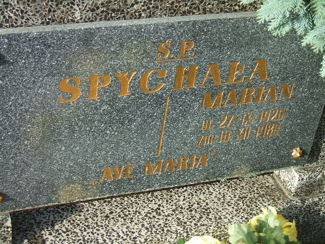 Marian Spychała 1920 Międzychód - Grobonet - Wyszukiwarka osób pochowanych