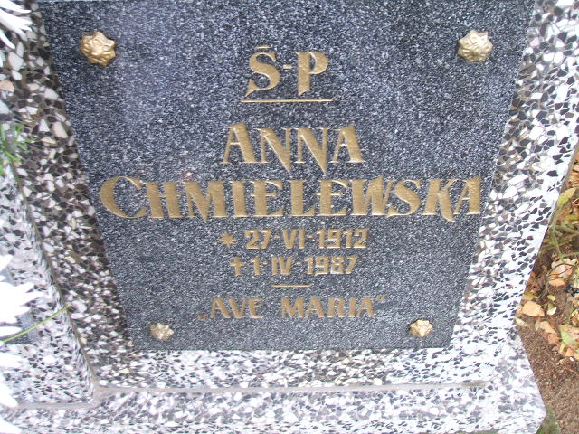  Chmielewska 1912 Międzychód - Grobonet - Wyszukiwarka osób pochowanych