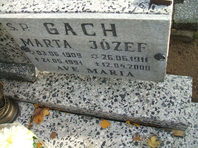 Marta Gach 1909 Międzychód - Grobonet - Wyszukiwarka osób pochowanych