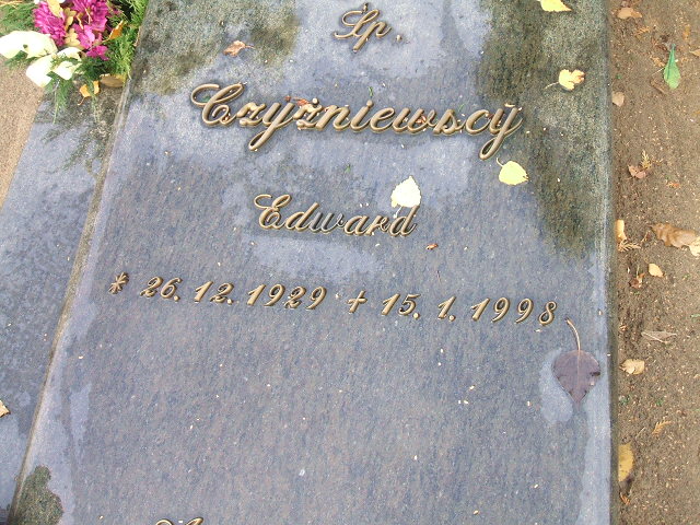 Edward Czyżniewski 1929 Międzychód - Grobonet - Wyszukiwarka osób pochowanych