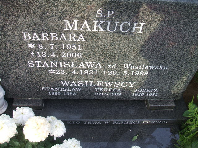  Makuch 1951 Międzychód - Grobonet - Wyszukiwarka osób pochowanych